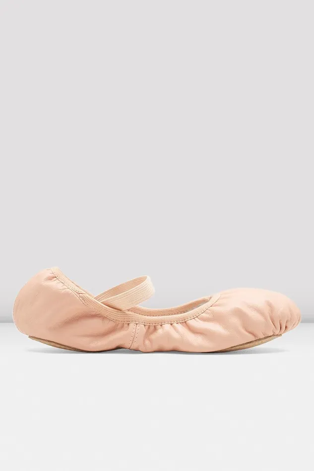 Ballet Adult Ladies Giselle Leather Ballet Shoes Pink Leather Bloch