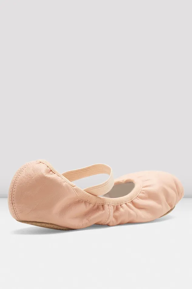 Ballet Adult Ladies Giselle Leather Ballet Shoes Pink Leather Bloch