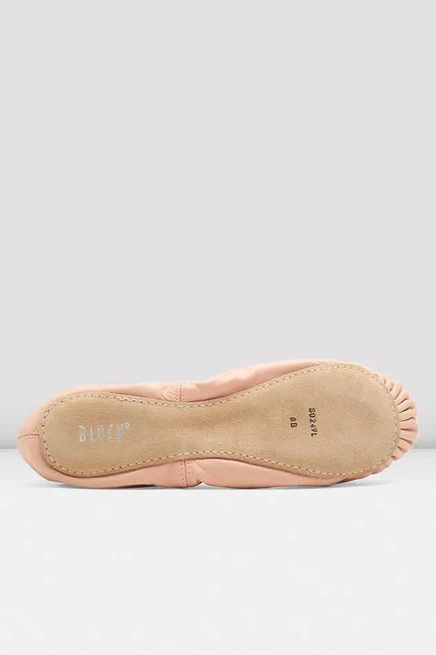 Ballet Adult Ladies Giselle Leather Ballet Shoes Pink Leather Bloch