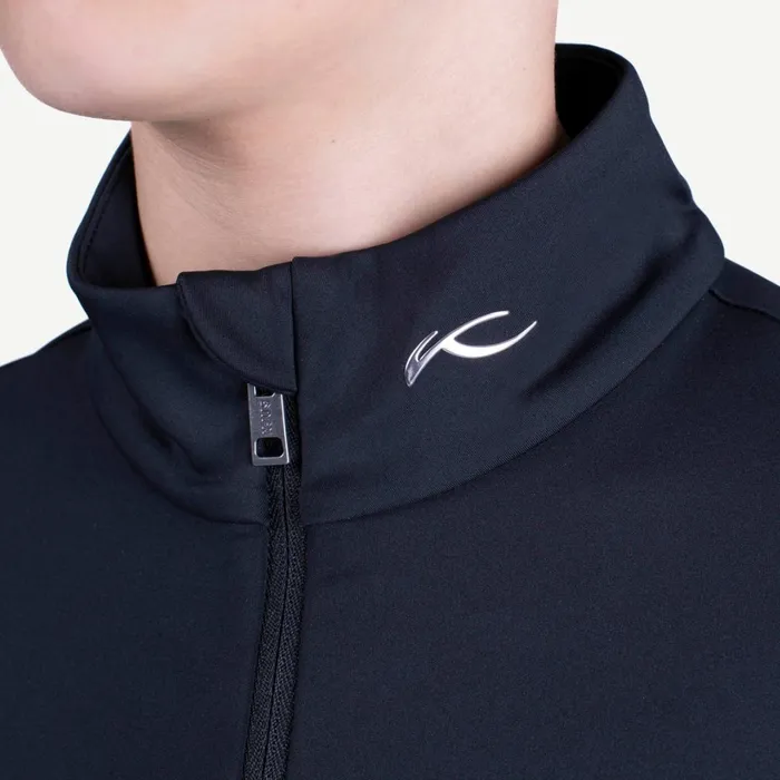 Kids Boys039 Austin Midlayer HalfZip Black KJUS Midlayers
