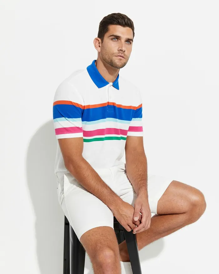 Sportscraft Classic Chino Short White Men Shorts