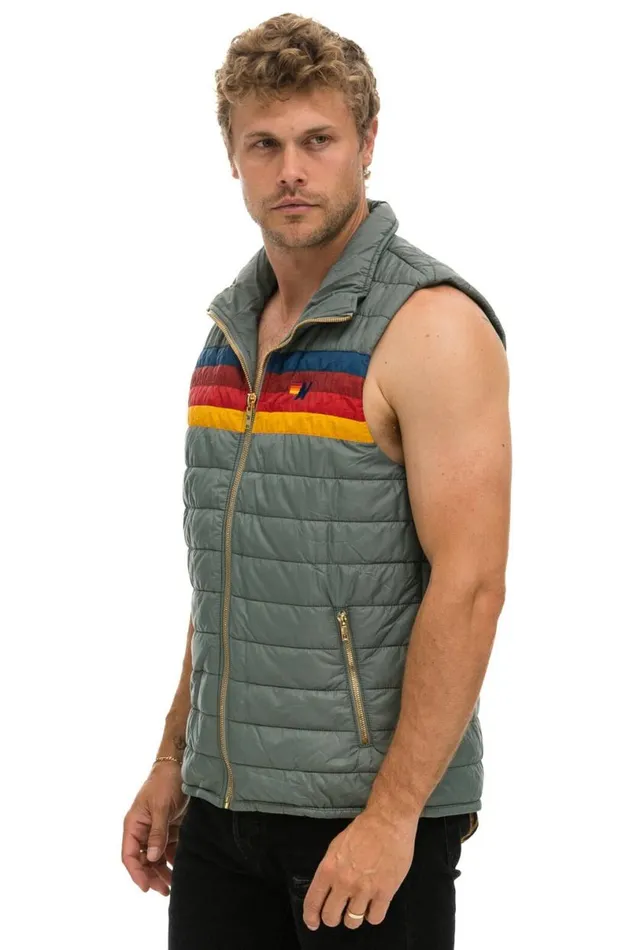 4 Stripe Vest 8211 Sedona Men Aviator Nation Vests
