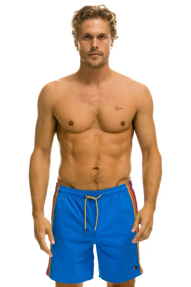 5 Stripe Flex Shorts 7 Inch 8211 Parrot Men Aviator Nation Shorts