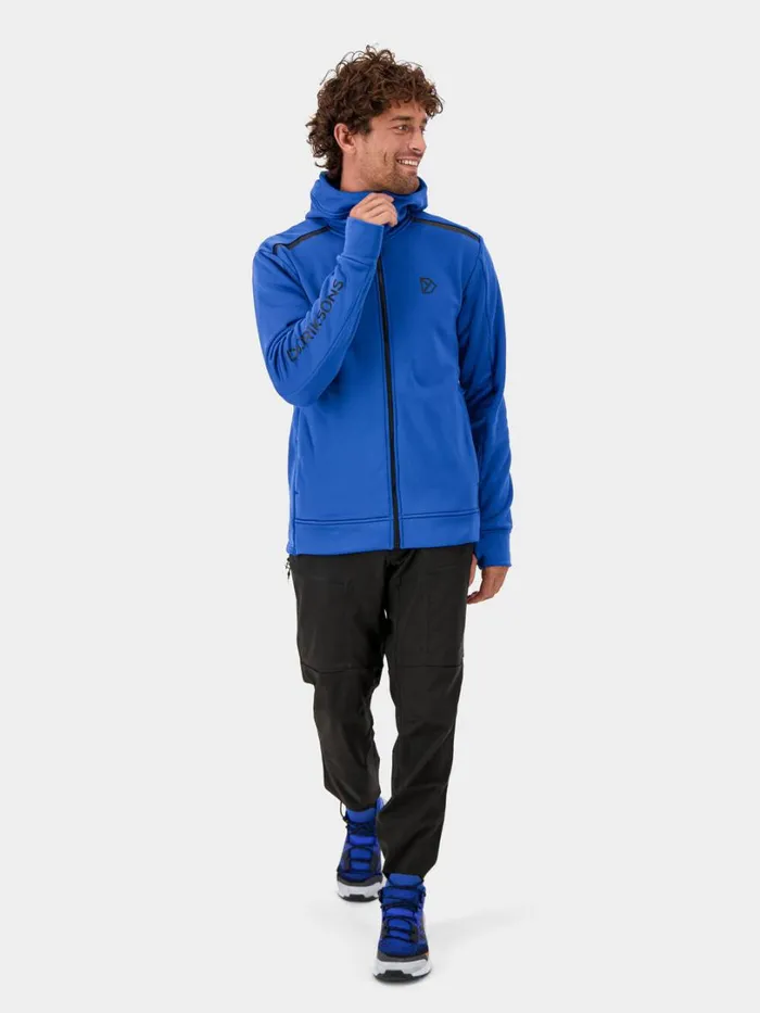 Acke FullZip Opti Blue Men Didriksons Fleece and Midlayers