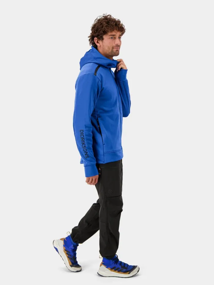 Acke FullZip Opti Blue Men Didriksons Fleece and Midlayers