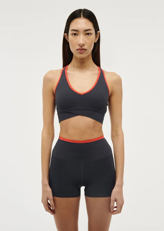 ActiveLite Women PE Nation VITA BRA IN MARINE BLUE POPPY RED