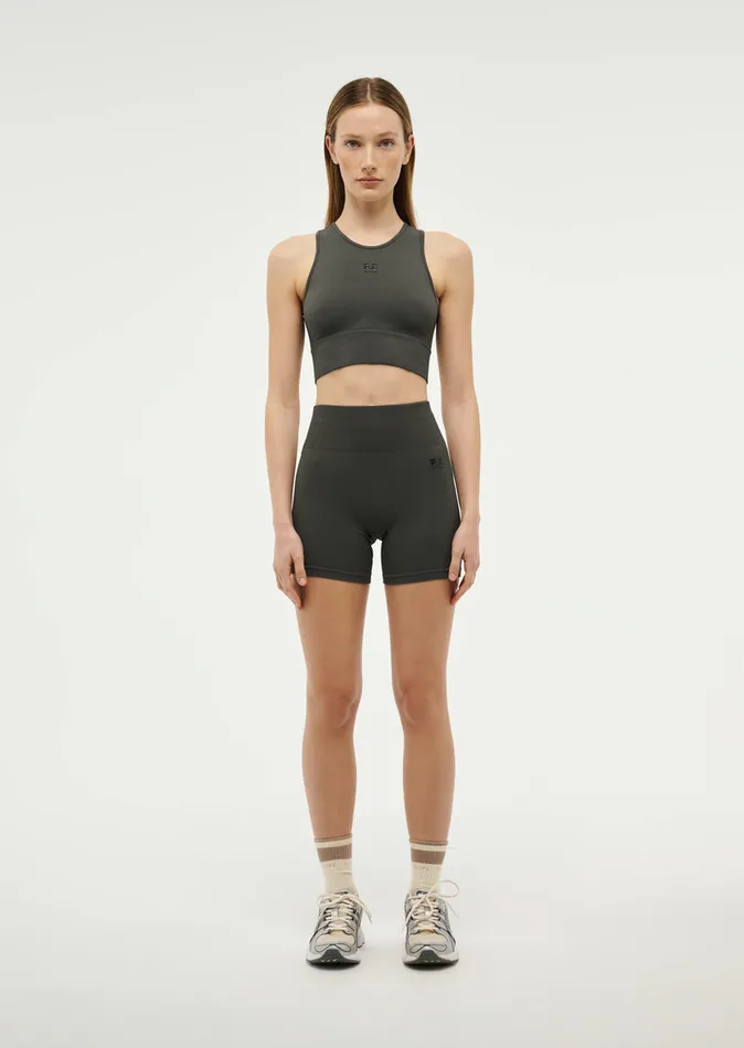 ActivewearShorts RESTORE SEAMLESS 58243 BIKE SHORT IN GUNMETAL 8211 PE Nation Women