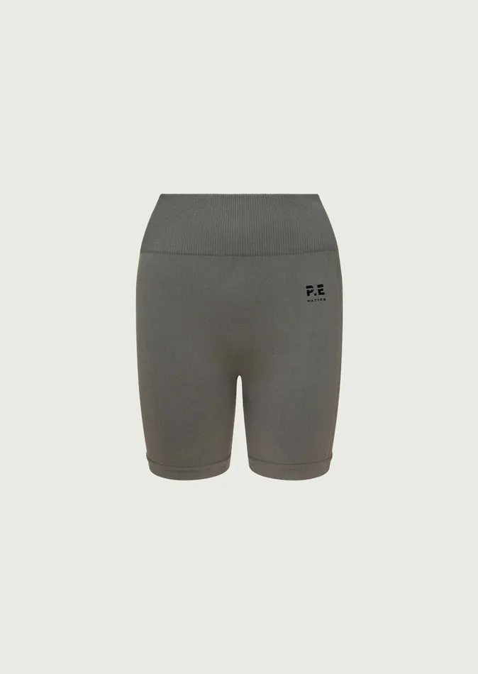 ActivewearShorts RESTORE SEAMLESS 58243 BIKE SHORT IN GUNMETAL 8211 PE Nation Women
