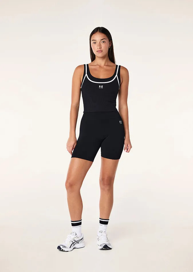 ActivewearShorts Women PE Nation RESTORE SEAMLESS 58243 BIKE SHORT IN BLACK