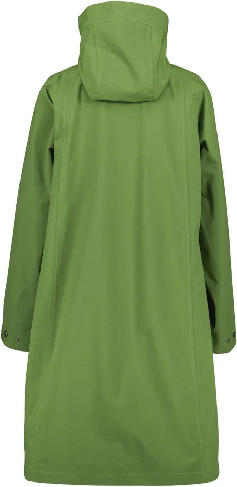 Adria Parka Velvet Green Women Didriksons Spring Jackets