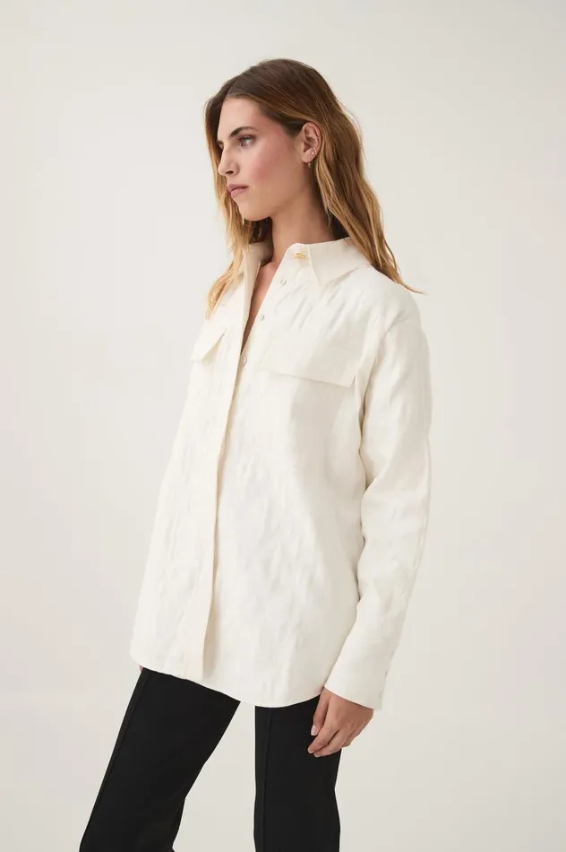 Aje Blazers Jackets and Coats Ashlar Quilted Shirt Jacket Ivory 8211 Women Aje Blazers Jackets and Coats Ashlar Quilted Shirt Jacket Ivory 8211 Women