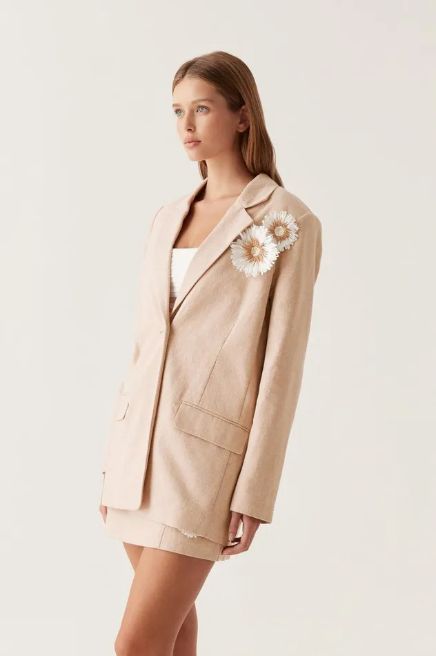 Aje Blazers Jackets and Coats Evoke Tailored Jacket Ivorynatural 8211 Women Aje Blazers Jackets and Coats Evoke Tailored Jacket Ivorynatural 8211 Women
