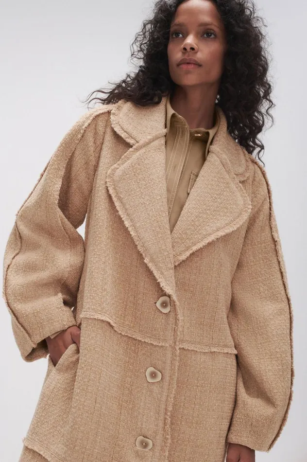 Aje Blazers Jackets and Coats Rebellion Coat Taupe Grey 8211 Women Aje Blazers Jackets and Coats Rebellion Coat Taupe Grey 8211 Women