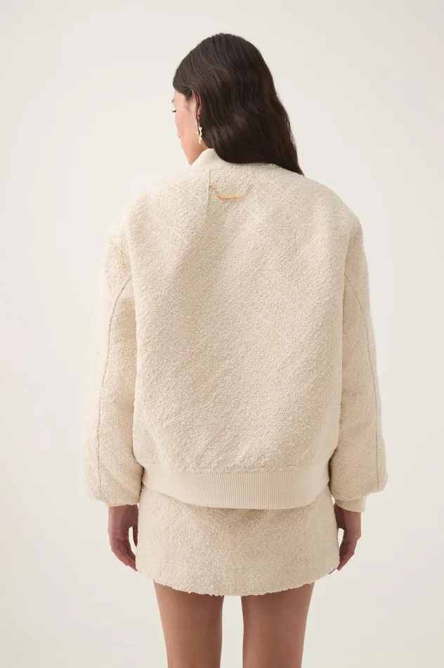 Aje Blazers Jackets and Coats Tectonic Bomber Jacket Cream 8211 Women Aje Blazers Jackets and Coats Tectonic Bomber Jacket Cream 8211 Women