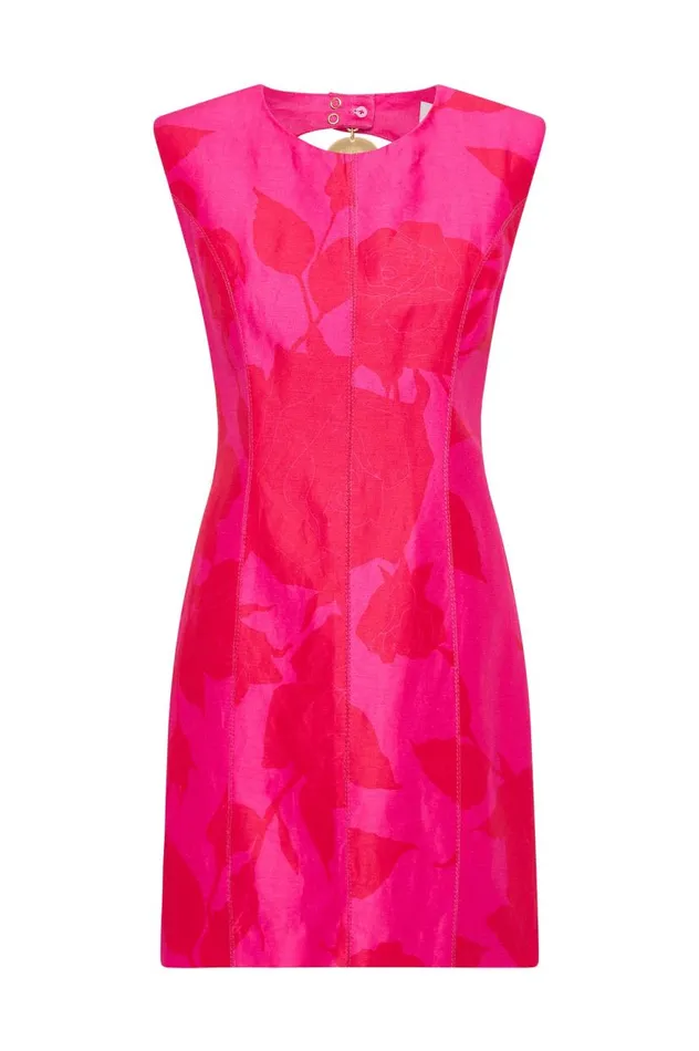 Aje Dresses Cove Pendant Mini Dress Florescent Rose 8211 Women Aje Dresses Cove Pendant Mini Dress Florescent Rose 8211 Women