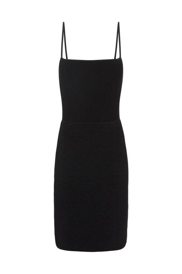 Aje Dresses Danica Tie Back Mini Dress Black 8211 Women Aje Dresses Danica Tie Back Mini Dress Black 8211 Women