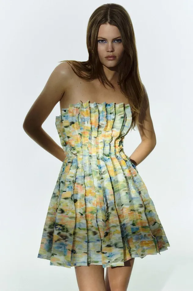 Aje Dresses Hybrid Sleeveless Mini Dress Floral Haze 8211 Women