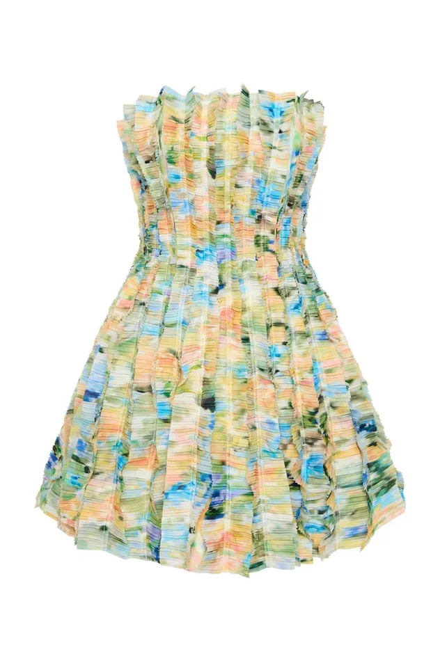 Aje Dresses Hybrid Sleeveless Mini Dress Floral Haze 8211 Women