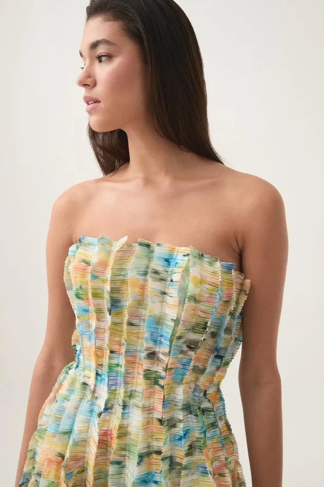 Aje Dresses Hybrid Sleeveless Mini Dress Floral Haze 8211 Women