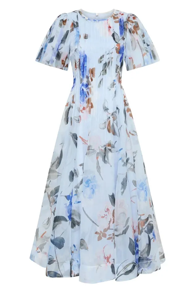 Aje Dresses Nova Pleated Midi Dress Divine Orchid 8211 Women Aje Dresses Nova Pleated Midi Dress Divine Orchid 8211 Women
