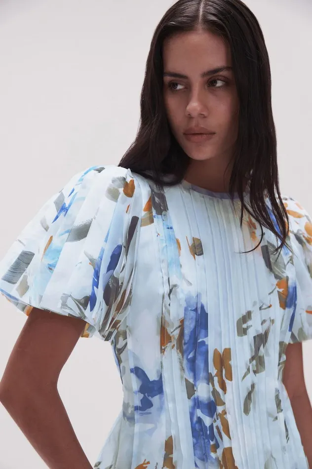 Aje Dresses Nova Pleated Midi Dress Divine Orchid 8211 Women Aje Dresses Nova Pleated Midi Dress Divine Orchid 8211 Women