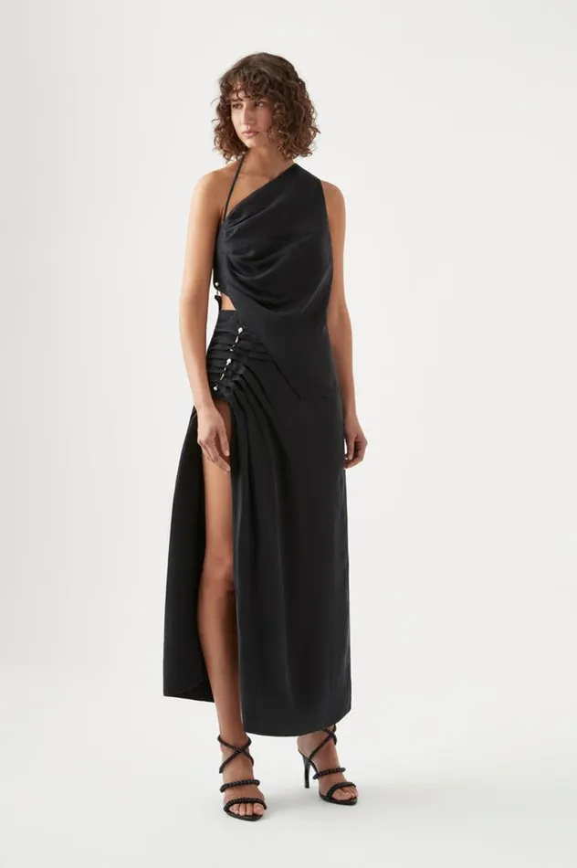 Aje Matching Sets Allure Asymmetric Draped Cami Black 8211 Women Aje Matching Sets Allure Asymmetric Draped Cami Black 8211 Women