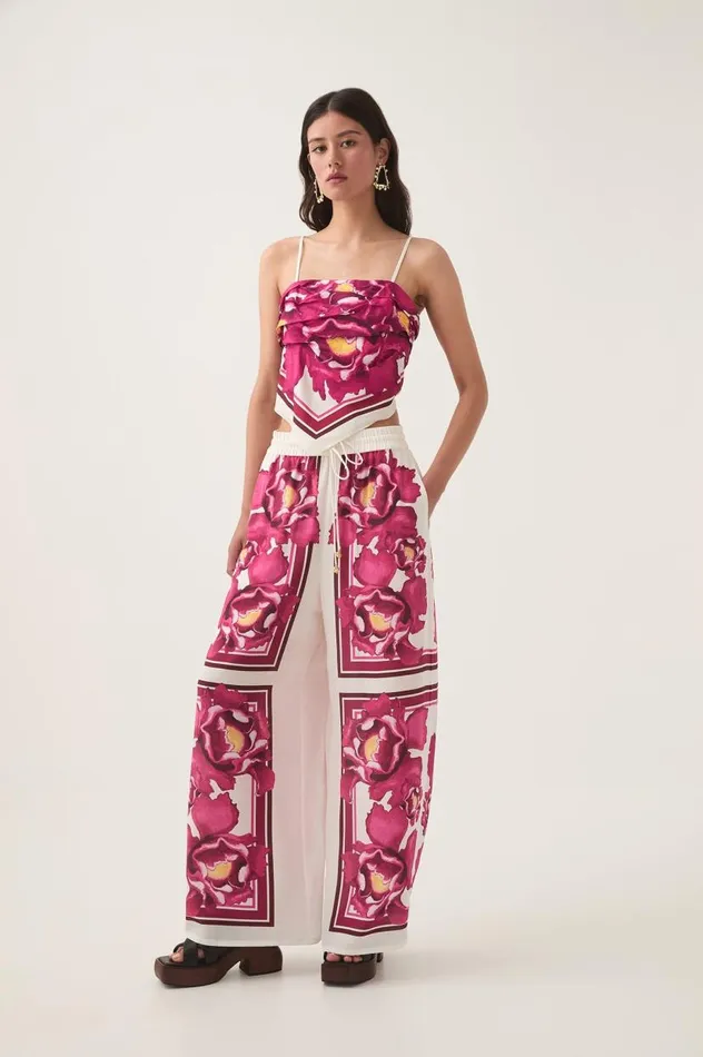 Aje Matching Sets Atomic Scarf Top Boldly Blooming 8211 Women Aje Matching Sets Atomic Scarf Top Boldly Blooming 8211 Women