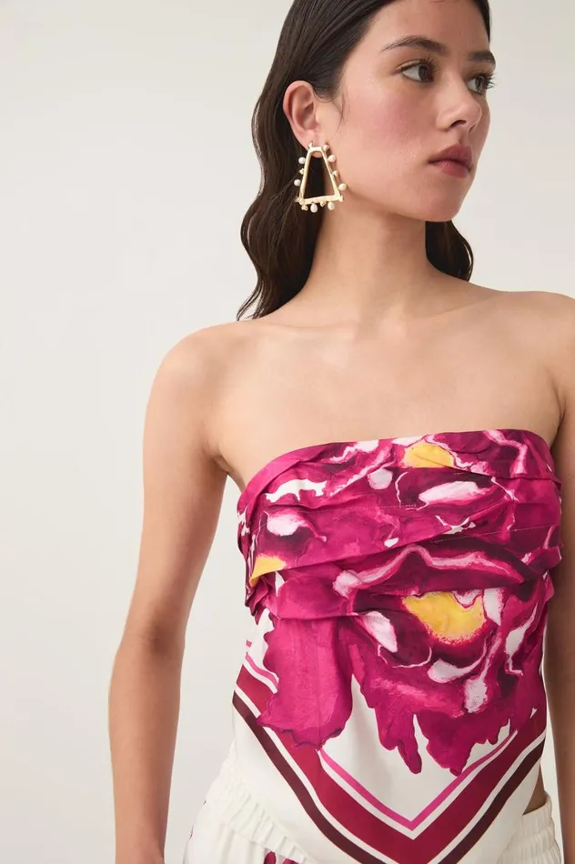 Aje Matching Sets Atomic Scarf Top Boldly Blooming 8211 Women Aje Matching Sets Atomic Scarf Top Boldly Blooming 8211 Women