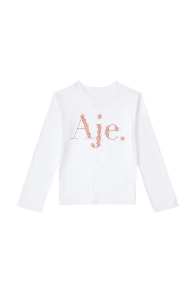 Aje Nara Long Sleeve Tee Whiteblush 8211 Kids
