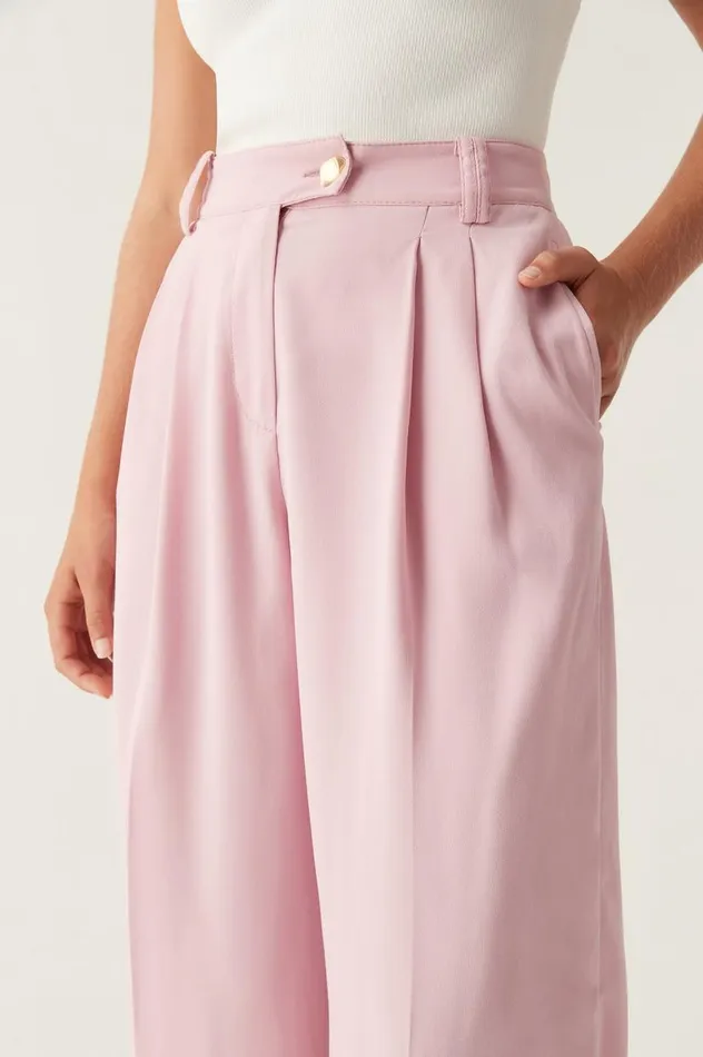 Aje Pants Harlem Pleat Front Pant Chalk Pink 8211 Women Aje Pants Harlem Pleat Front Pant Chalk Pink 8211 Women