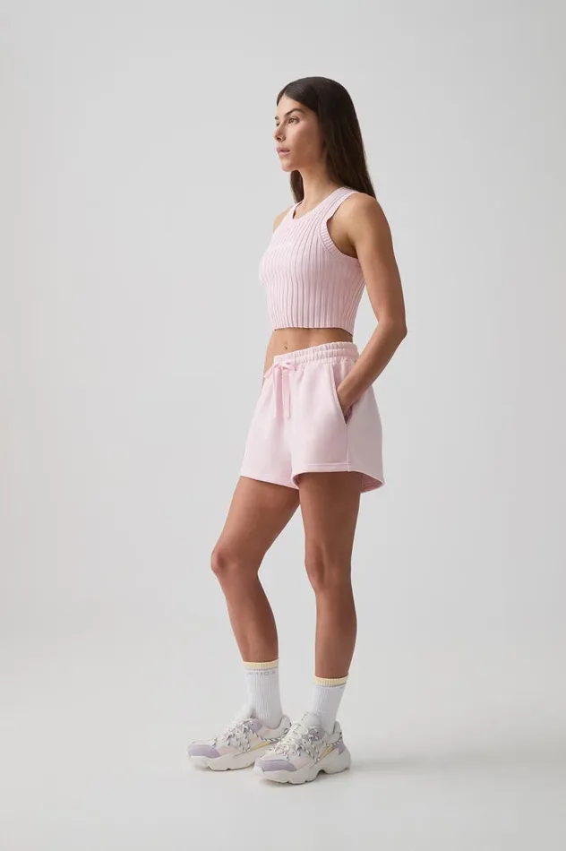 Aje Shorts Logo Sweat Shorts 603 Pulse Pink 8211 Women Aje Shorts Logo Sweat Shorts 603 Pulse Pink 8211 Women