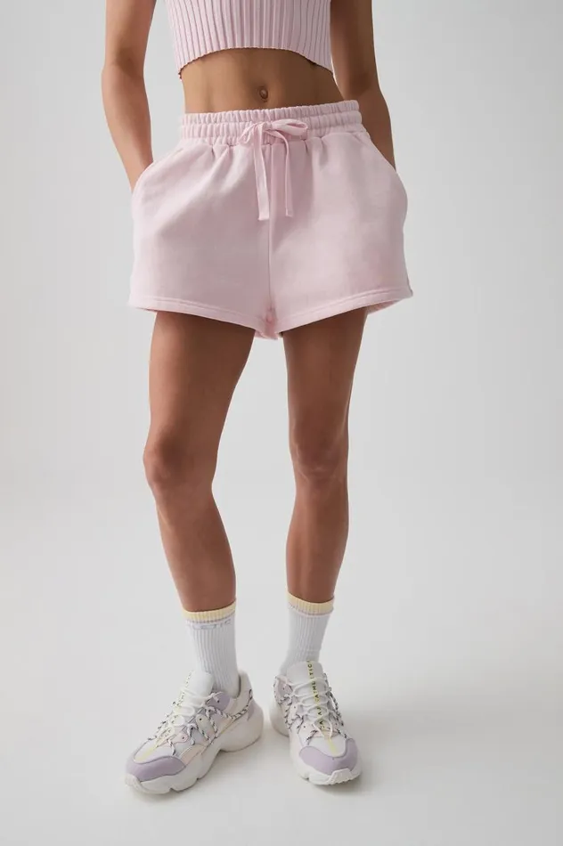Aje Shorts Logo Sweat Shorts 603 Pulse Pink 8211 Women Aje Shorts Logo Sweat Shorts 603 Pulse Pink 8211 Women