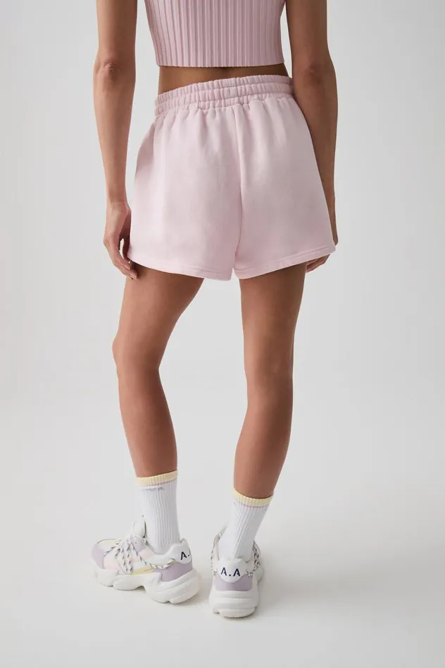 Aje Shorts Logo Sweat Shorts 603 Pulse Pink 8211 Women Aje Shorts Logo Sweat Shorts 603 Pulse Pink 8211 Women