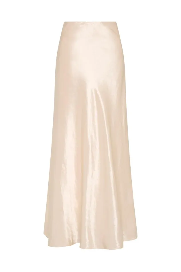 Aje Skirts Moonglade Bias Maxi Skirt Coconut Cream 8211 Women Aje Skirts Moonglade Bias Maxi Skirt Coconut Cream 8211 Women