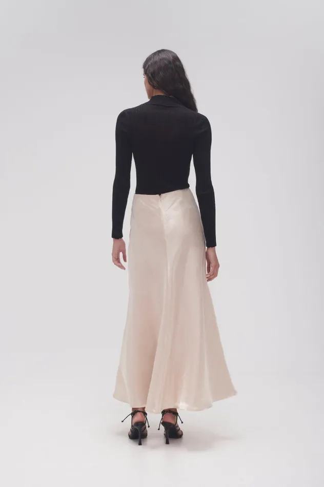 Aje Skirts Moonglade Bias Maxi Skirt Coconut Cream 8211 Women Aje Skirts Moonglade Bias Maxi Skirt Coconut Cream 8211 Women