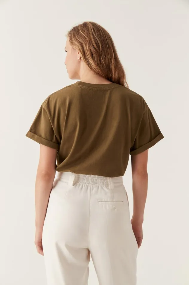 Aje Tees Karma Embellished Tee Deep Olive 8211 Women Aje Tees Karma Embellished Tee Deep Olive 8211 Women