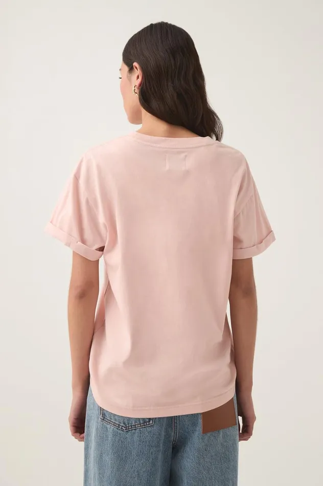 Aje Tees Prophecy Logo Heritage Tee Blush Pinkivory 8211 Women Aje Tees Prophecy Logo Heritage Tee Blush Pinkivory 8211 Women