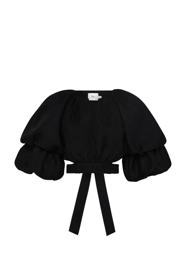 Aje Tops Impression Top Black 8211 Women Aje Tops Impression Top Black 8211 Women