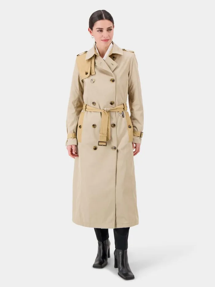Alvina Coat Long Clay Beige Women Didriksons Trenchcoats Alvina Coat Long Clay Beige Women Didriksons Trenchcoats