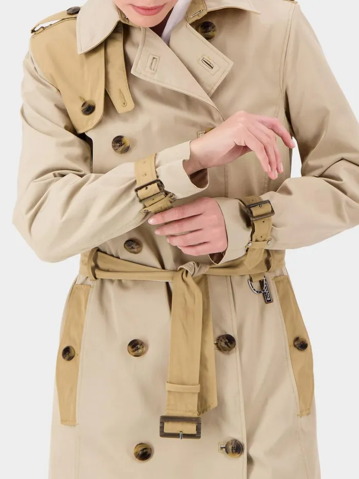Alvina Coat Long Clay Beige Women Didriksons Trenchcoats Alvina Coat Long Clay Beige Women Didriksons Trenchcoats