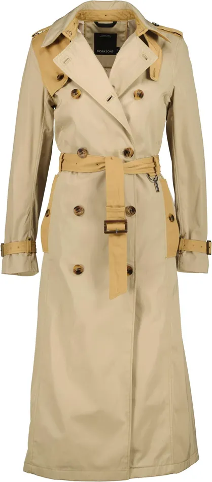 Alvina Coat Long Clay Beige Women Didriksons Trenchcoats Alvina Coat Long Clay Beige Women Didriksons Trenchcoats