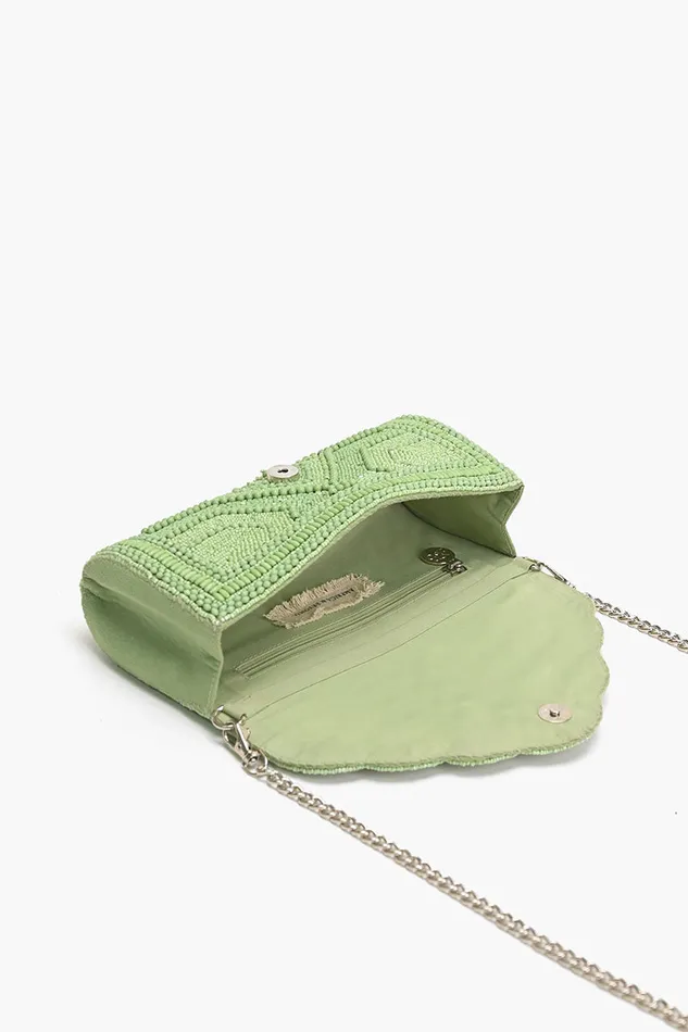 America and Beyond Enchanted Meadow Embellished Evening Clutch Women Clutches