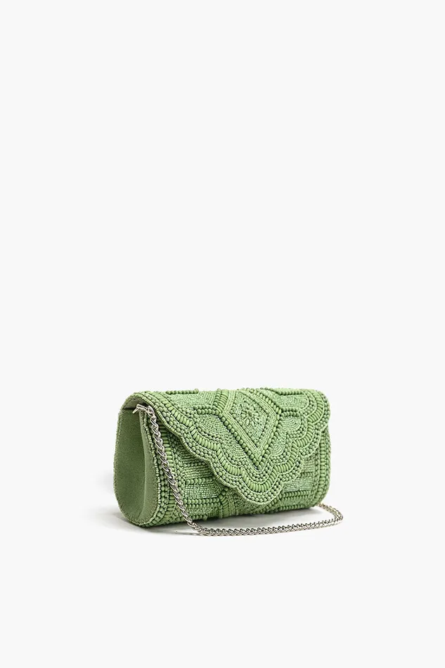 America and Beyond Enchanted Meadow Embellished Evening Clutch Women Clutches