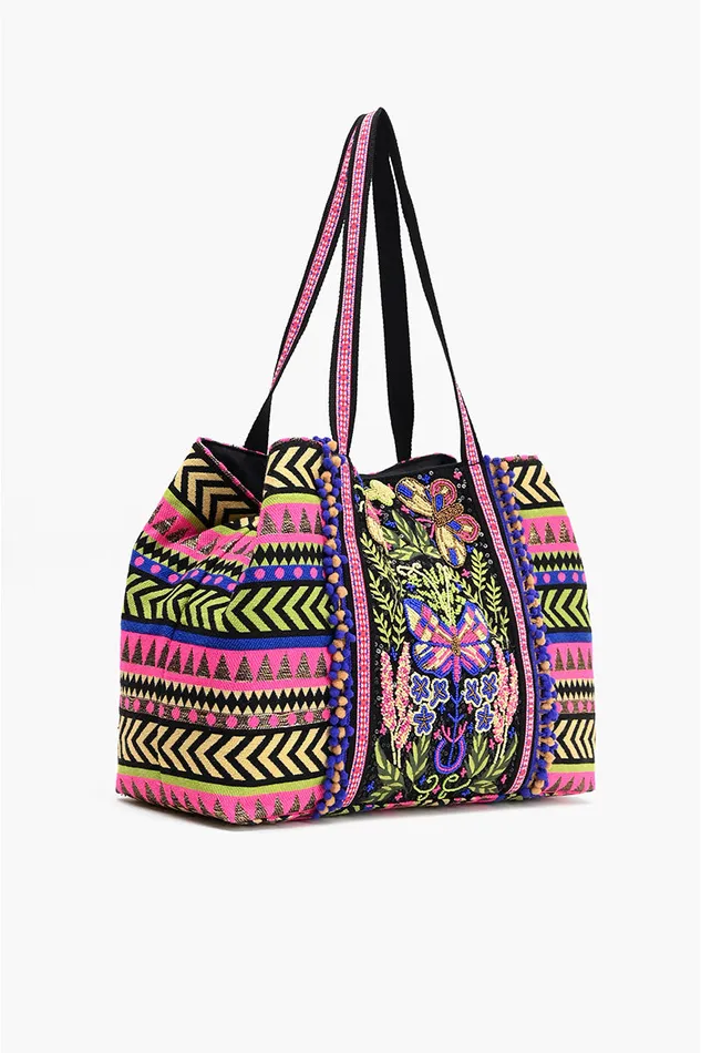 America and Beyond Midnight In the Garden Tote Women Totes America and Beyond Midnight In the Garden Tote Women Totes