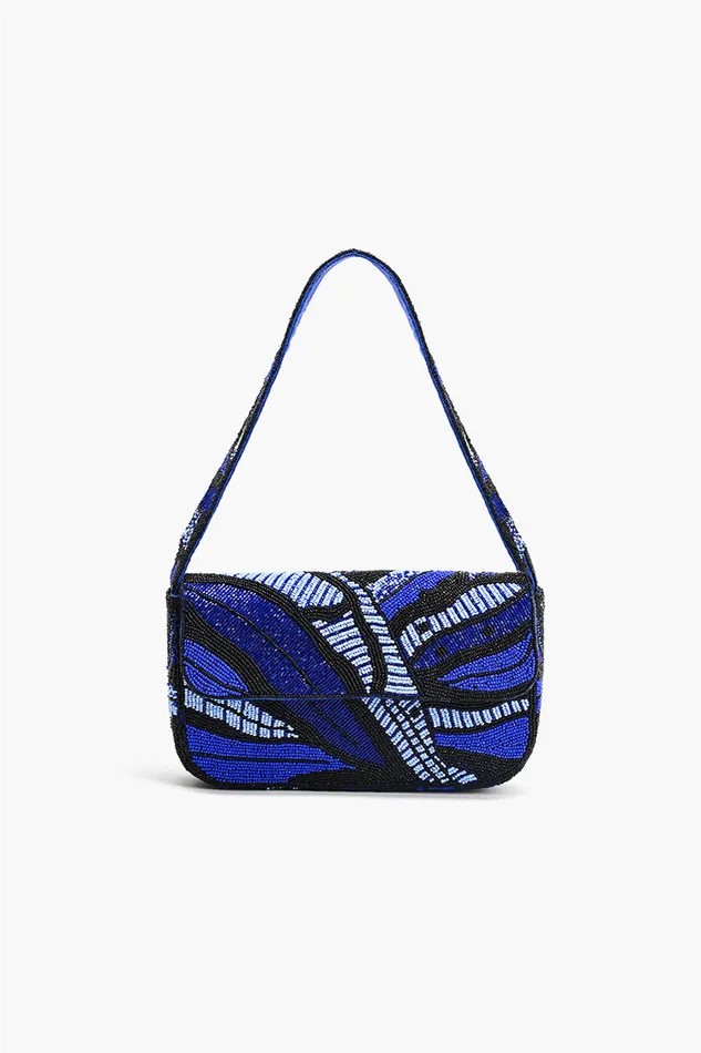 America and Beyond Sapphire Swirl Blue Shoulder Bag Women Shoulder Bags