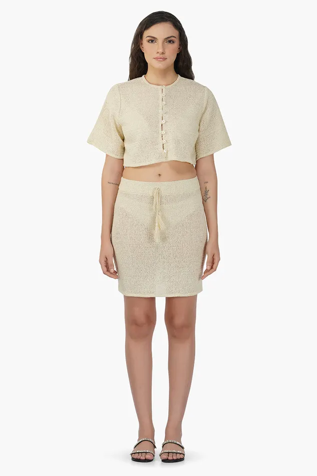 America and Beyond Skirts Women Uma Mesh Short Skirt