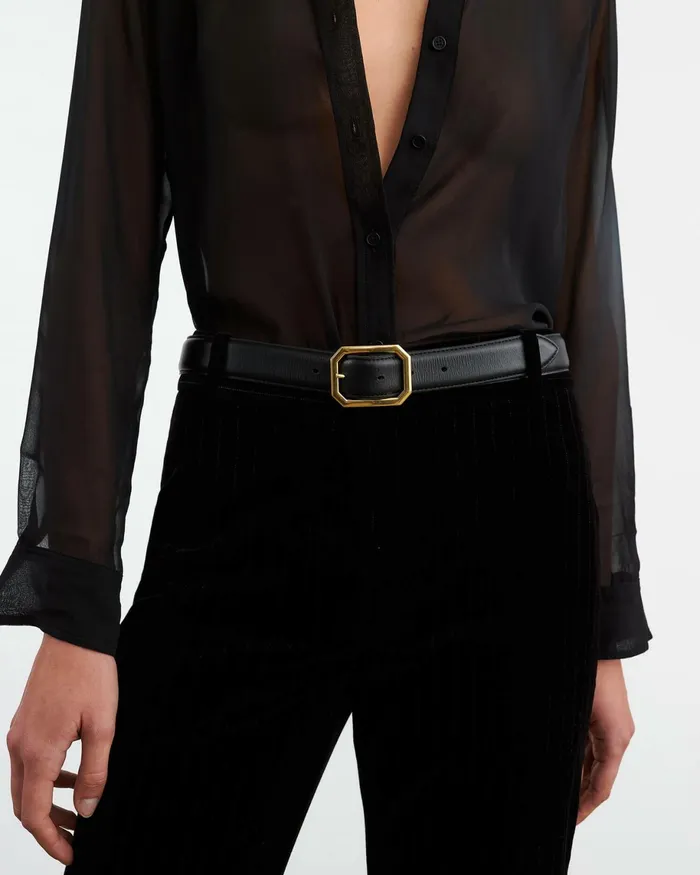 ANAIS BELT Black Women Nili Lotan Belts and Accessories