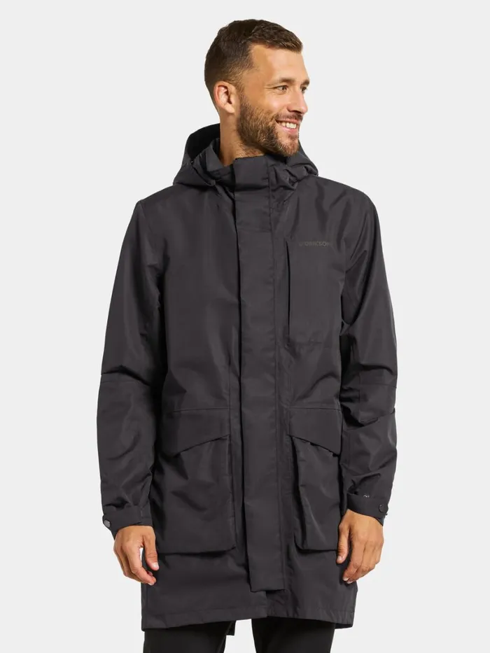 Andreas Parka Black Men Didriksons Spring Jackets