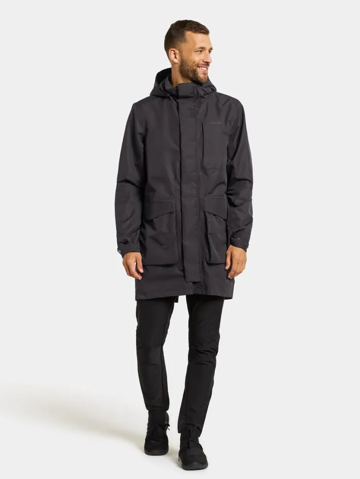 Andreas Parka Black Men Didriksons Spring Jackets