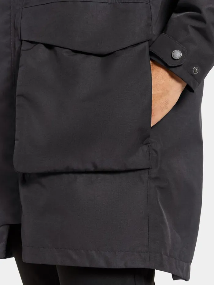 Andreas Parka Black Men Didriksons Spring Jackets